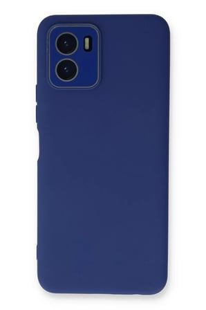 Newface Vivo Y15S Kılıf Lansman Glass Kapak - Sky Blue