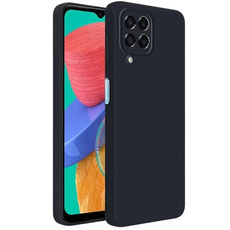 Newface Samsung Galaxy M33 Kılıf First Silikon - Siyah