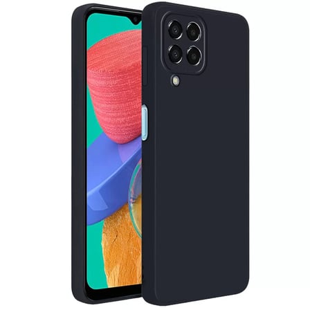 Newface Samsung Galaxy M33 Kılıf First Silikon - Siyah