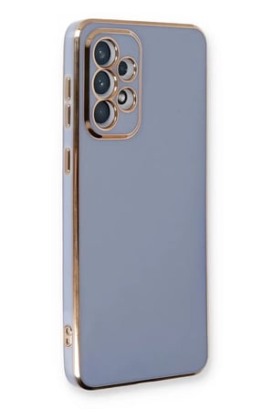 Newface Samsung Galaxy A53 5G Kılıf Volet Silikon - Mavi