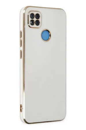 Newface Xiaomi Redmi 9C Kılıf Volet Silikon - Beyaz
