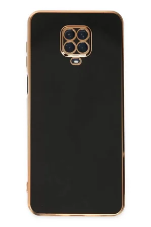 Newface Xiaomi Redmi Note 9 Pro Kılıf Volet Silikon - Siyah