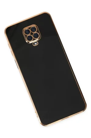 Newface Xiaomi Redmi Note 9 Pro Kılıf Volet Silikon - Siyah