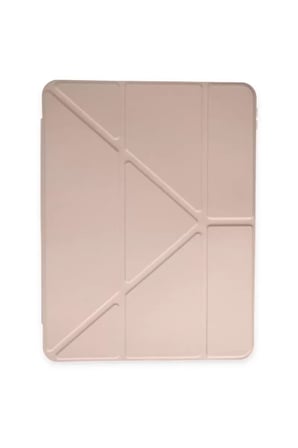 Newface Apple iPad 10.2 (8.nesil) Kılıf Kalemlikli Mars Tablet Kılıfı - Rose Gold