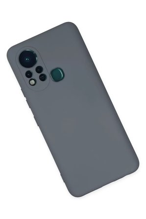 Newface İnfinix Hot 11s Kılıf Nano içi Kadife Silikon - Gri