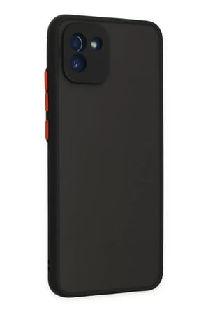 Newface Samsung Galaxy A03 Kılıf Montreal Silikon Kapak - Siyah