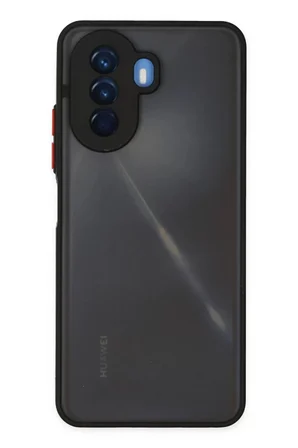 Newface Huawei Nova Y70 Kılıf Montreal Silikon Kapak - Siyah
