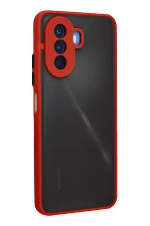 Newface Huawei Nova Y70 Kılıf Montreal Silikon Kapak - Kırmızı