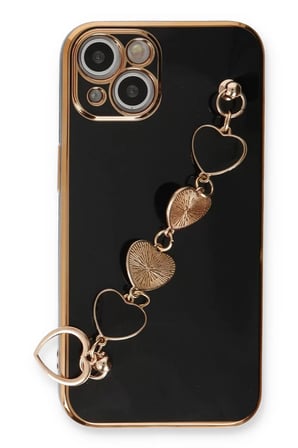 Newface Apple iPhone 14 Plus Kılıf Esila Silikon - Siyah
