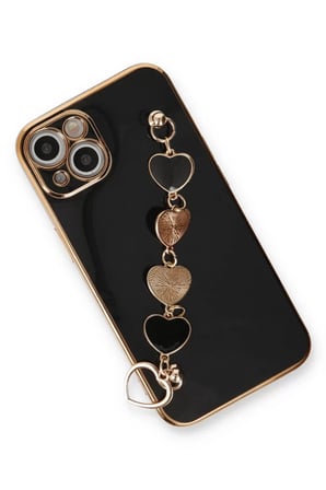 Newface Apple iPhone 14 Plus Kılıf Esila Silikon - Siyah