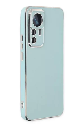 Newface Xiaomi Mi 12T Pro Kılıf Volet Silikon - Açık Yeşil