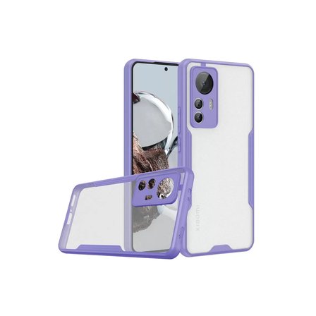 Newface Xiaomi Mi 12T Kılıf Platin Silikon - Lila