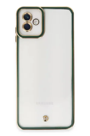 Newface Samsung Galaxy A04 Kılıf Liva Lens Silikon - Yeşil