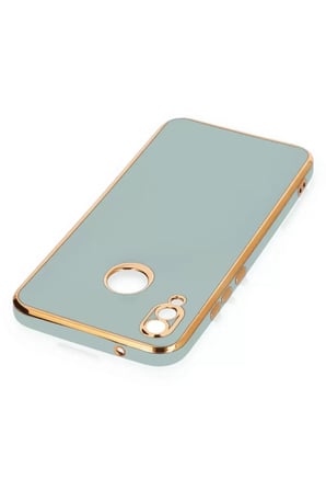Newface Huawei P20 Lite Kılıf Volet Silikon - Açık Yeşil