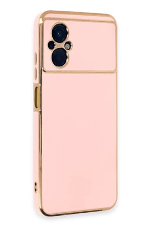Newface Xiaomi Poco M5 Kılıf Volet Silikon - Pembe