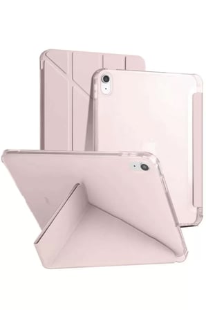 Newface Apple iPad 2022 10.9 (10.nesil) Kılıf Kalemlikli Mars Tablet Kılıfı - Rose Gold