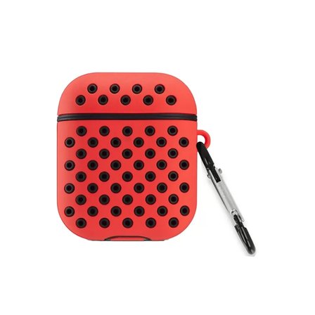 Newface Apple Airpods 3 (3.nesil) Spor Delikli Kılıf - Kırmızı-Siyah