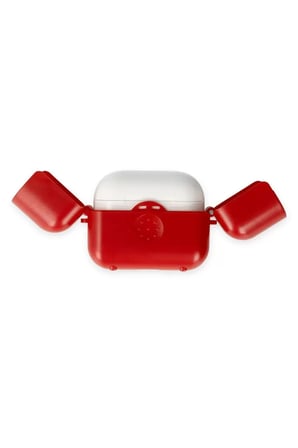 Newface Apple Airpods 3 (3.nesil) Basmalı Kılıf - Kırmızı