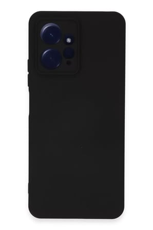 Newface Xiaomi Redmi Note 12 4G Kılıf Nano içi Kadife Silikon - Siyah