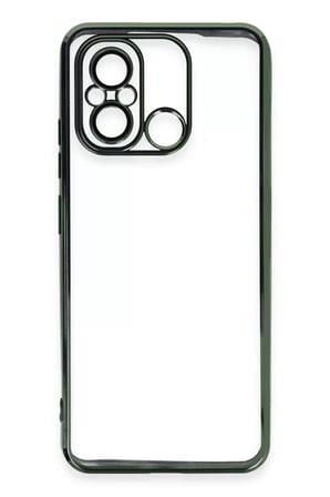 Newface Xiaomi Redmi 12C Kılıf Razer Lensli Silikon - Yeşil