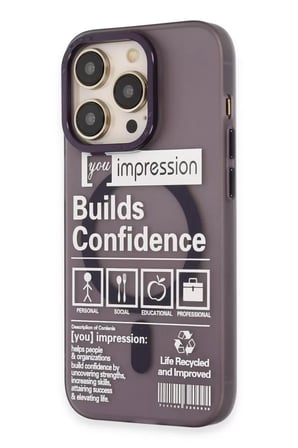 Newface Apple iPhone 14 Pro Kılıf Apollo Magneticsafe Desenli Kapak - Apollo Mor - 6