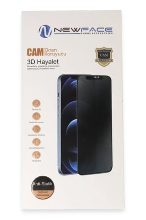Newface Samsung Galaxy A52 3D Antistatik Hayalet Cam Ekran Koruyucu