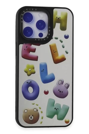 Newface Apple iPhone 15 Pro Kılıf Mirror Desenli Kapak - Mirror - 15