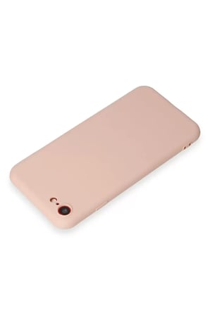 Newface Apple iPhone 7 Kılıf First Silikon - Pudra