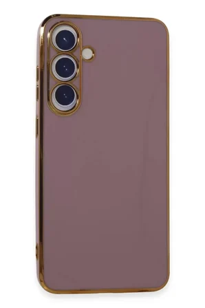 Newface Samsung Galaxy S24 Plus Kılıf Volet Silikon - Mor