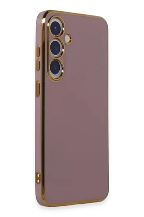 Newface Samsung Galaxy S24 Plus Kılıf Volet Silikon - Mor