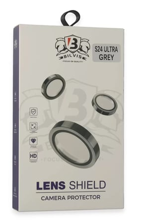 Newface Samsung Galaxy S24 Ultra Bilvis Titan Kamera Lens - Titan Gri