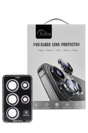 Joko Samsung Galaxy S24 Ultra PVD Metal Kamera Lens - Pembe