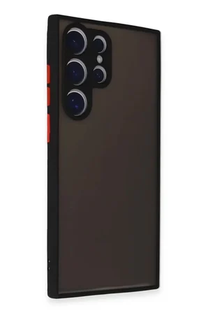 Newface Samsung Galaxy S24 Ultra Kılıf Montreal Silikon Kapak - Siyah