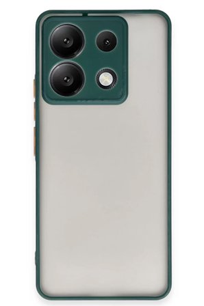 Newface Xiaomi Redmi Note 13 Pro 5G Kılıf Montreal Silikon Kapak - Yeşil