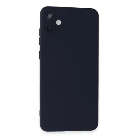 Newface Samsung Galaxy A05 Kılıf Nano içi Kadife Silikon - Lacivert