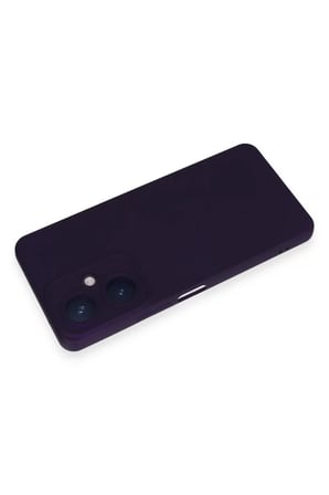Newface Vivo Y27 Kılıf Nano içi Kadife Silikon - Mor