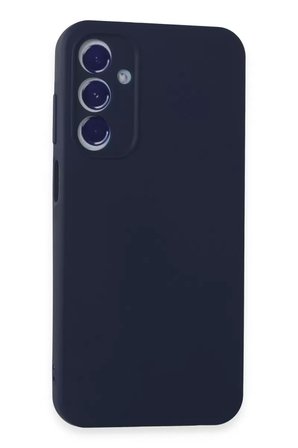 Newface Samsung Galaxy A55 5G Kılıf First Silikon - Lacivert