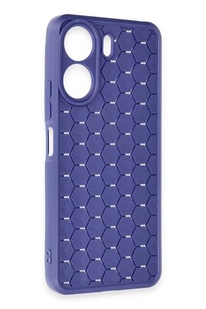 Newface Xiaomi Redmi 13C Kılıf Petek Silikon Kapak - Lacivert