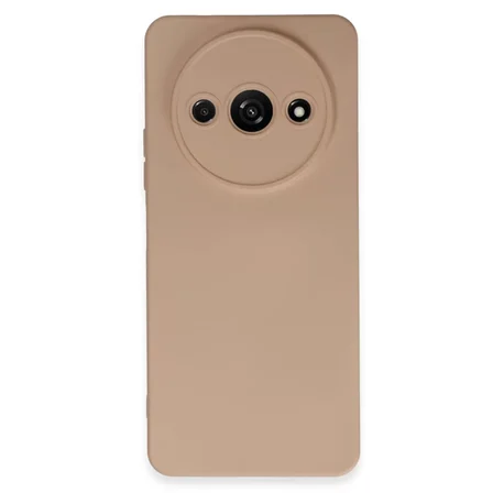 Newface Xiaomi Redmi A3 4G Kılıf Nano içi Kadife Silikon - Pudra