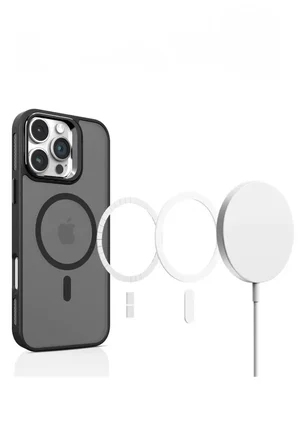 Joko Apple iPhone 16 Plus Flet Lens Magsafe Kapak - Siyah