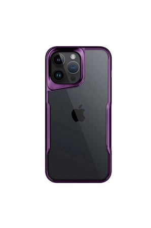 Newface Apple iPhone 16 Pro Kılıf Boyi Silikon Kapak - Derin Mor