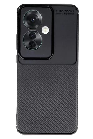 Newface Oppo Reno 11F Kılıf Auto Focus Karbon Kapak - Siyah