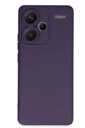 Newface Xiaomi Redmi Note 13 Pro Plus Kılıf Nano içi Kadife Silikon - Mor