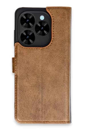 Newface Tecno Spark Go 2024 Kılıf Trend S Plus Kapaklı Kılıf - Taba