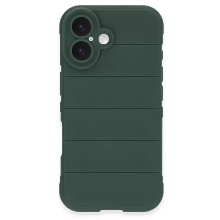 Newface Apple iPhone 16 Plus Kılıf Optimum Silikon - Koyu Yeşil