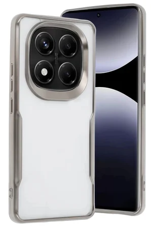 Newface Xiaomi Redmi Note 14 Pro Plus Kılıf Boyi Silikon Kapak - Titan Gri