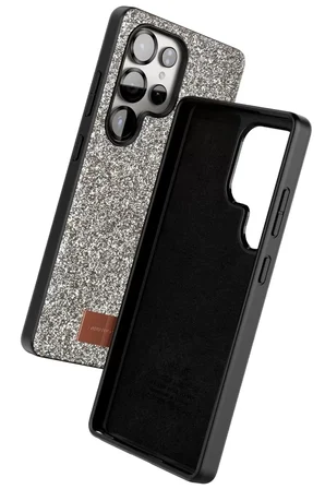 Onegif Samsung Galaxy S25 Ultra Bright Simli Kapak - Gold