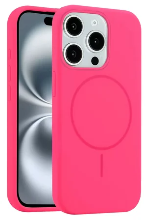 Joko Apple iPhone 15 Pro Max Kılıf Jully Magsafe Kapak - Pembe
