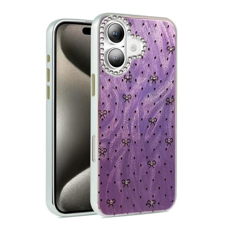 Newface Apple iPhone 16 Kılıf Blade Aynalı Desenli Kapak - Desen 2