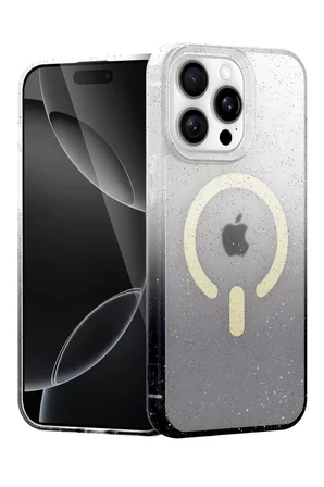 Newface Apple iPhone 14 Pro Pummel Shiny Magsafe Kapak - Siyah